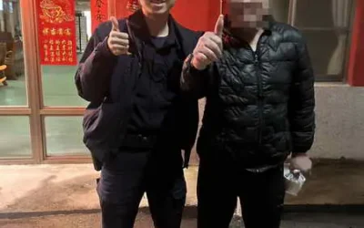 寒冬深夜暖心救援　斗六長安警助迷失長者返家